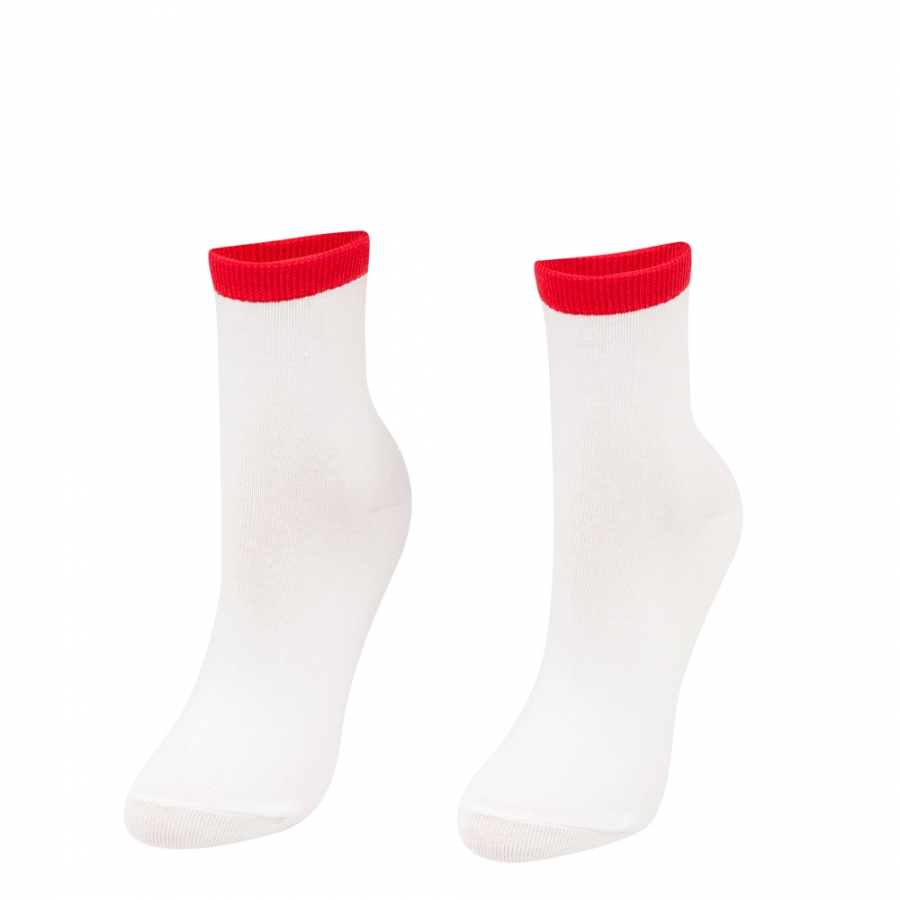  Ponožky Srdíčko malé červeno-bílé